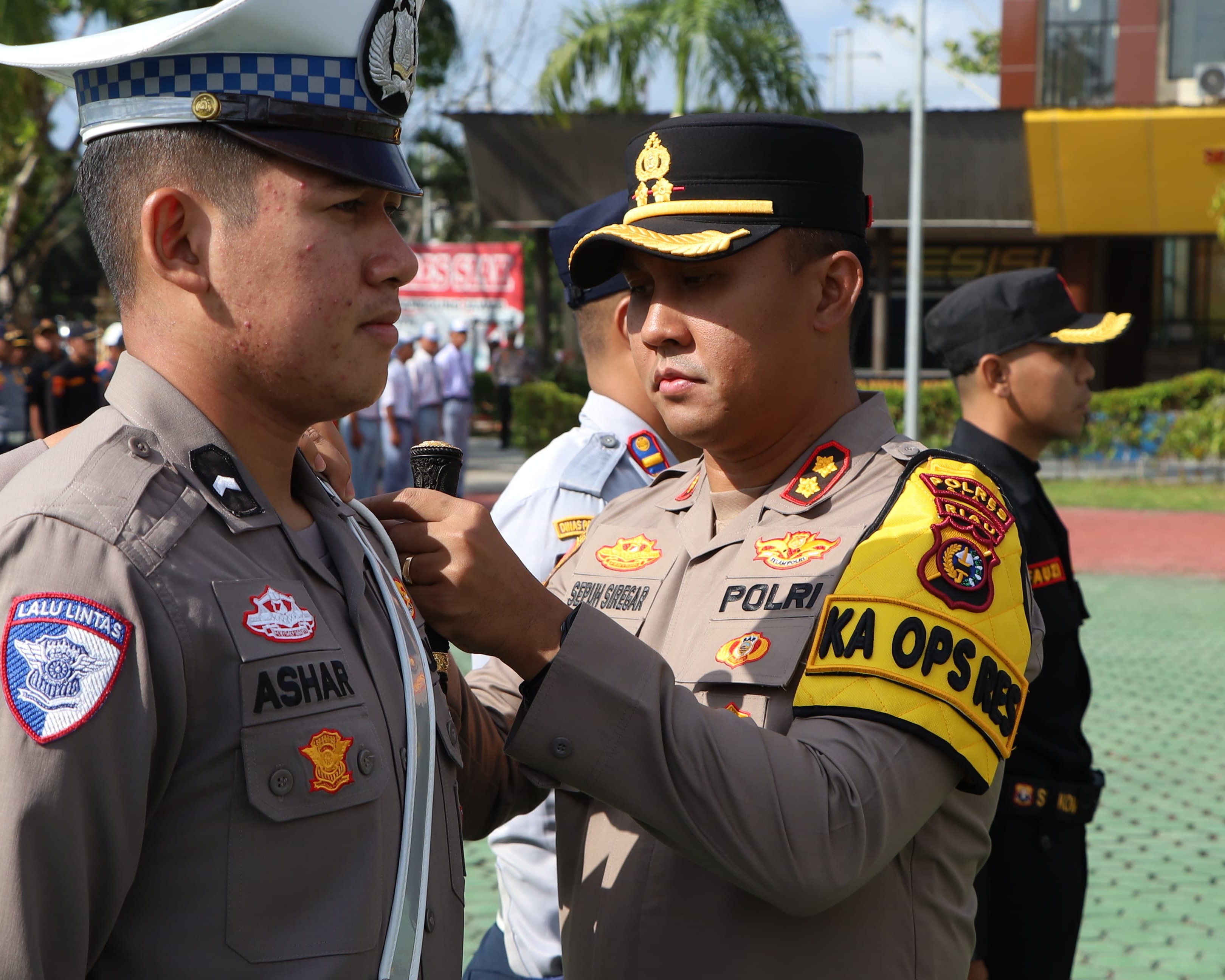 Pengamanan Lebaran Dimulai, Kapolres Siak Pimpin Apel Gelar Pasukan Operasi Ketupat Lancang Kuning 2026