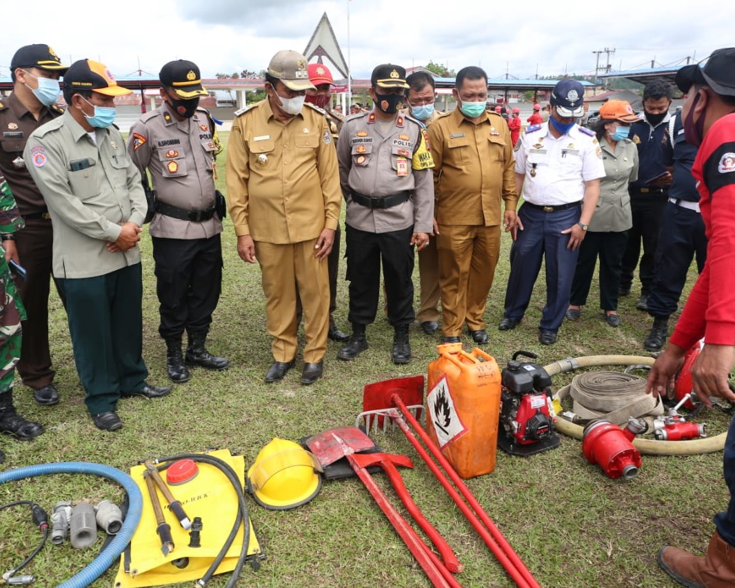 Wakil Bupati Taput Pimpin Apel Kesiapsiagaan Bencana di Tapanuli Utara