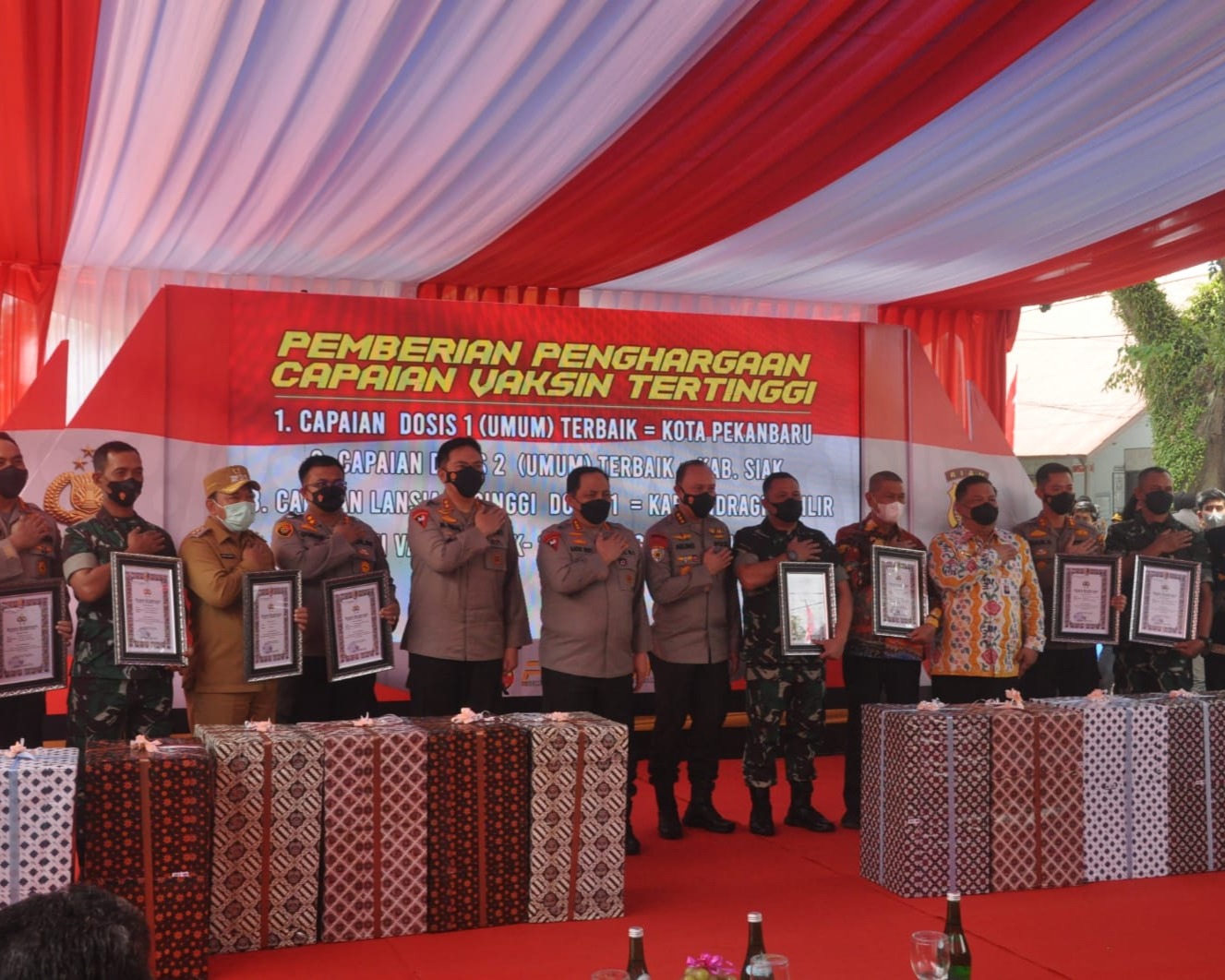Capaian Vaksinasi di Provinsi Riau Tinggi, Wakapolri Minta Masyarakat Tidak Euforia Dan Tetap Jaga Ketat Prokes