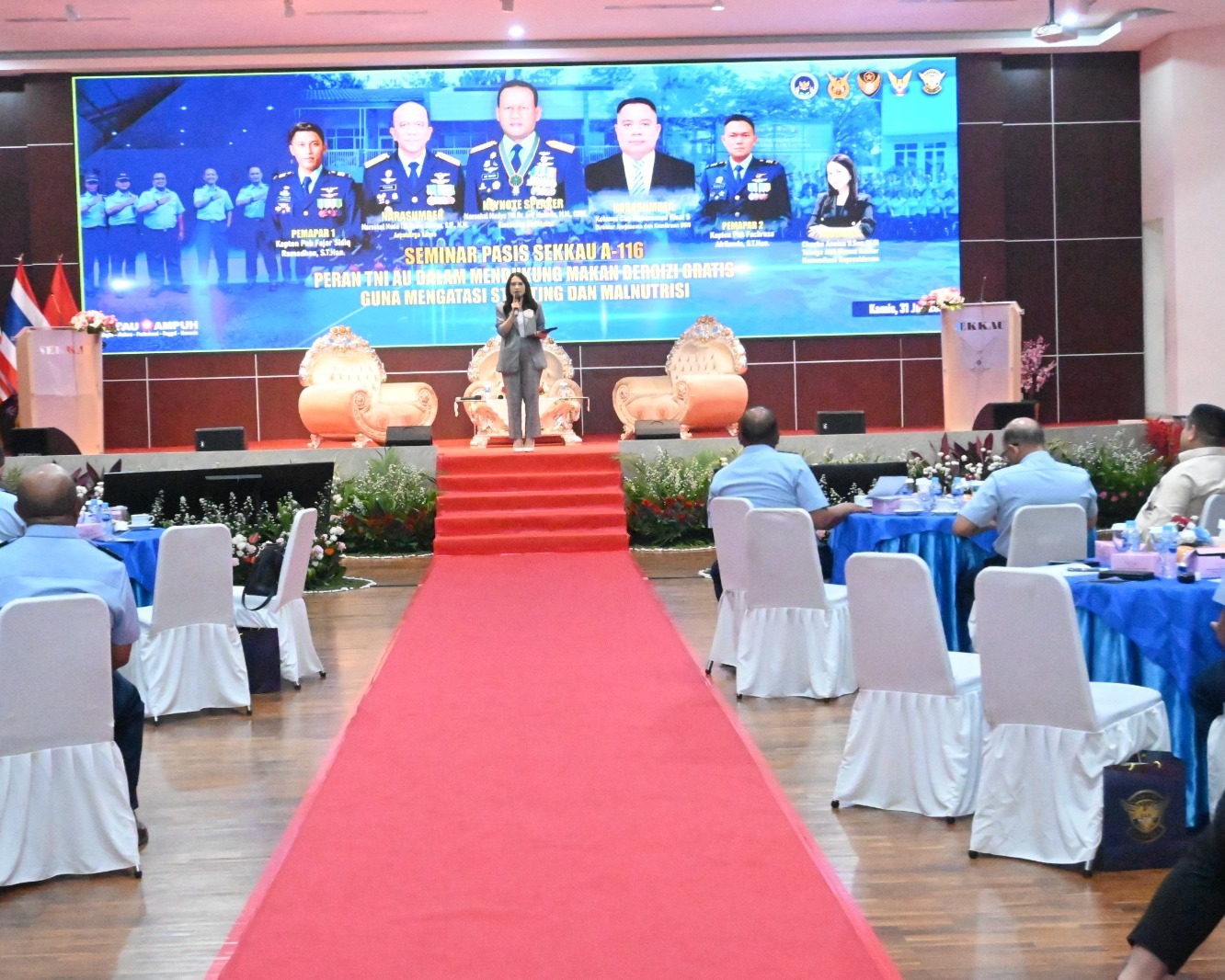 Kaskoops Udara I Hadiri Seminar Perwira Siswa Sekkau A-116 TP 2025