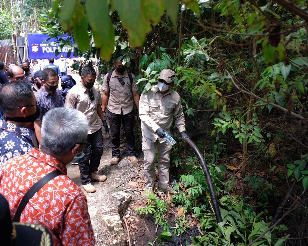 Update Penanganan Kasus Penyulingan Minyak Illegal Di Kota Dumai, Polda Riau Dalami Peran Korporasi