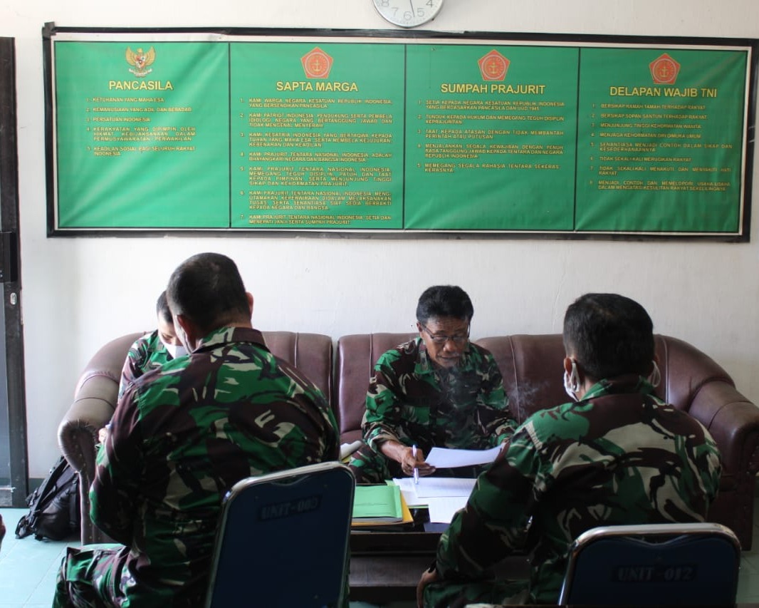 Tim Dalprog Kodam I/ Bukit Barisan Lakukan Kunjungan Kerja Ke Kodim 0301/Pekanbaru