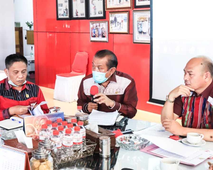 Pimpin Rapat Program Kerja Jangka Pendek, Bupati Taput Arahkan Perangkat Daerah Mampu Bekerja Sinergi