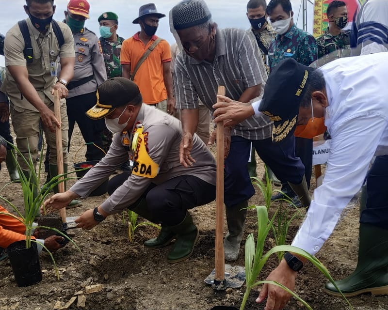 Dukung Ketahanan Pangan, Kapolda Riau Launching Gerakan Jaga Kampung Program Kampung Tangguh Nusantara