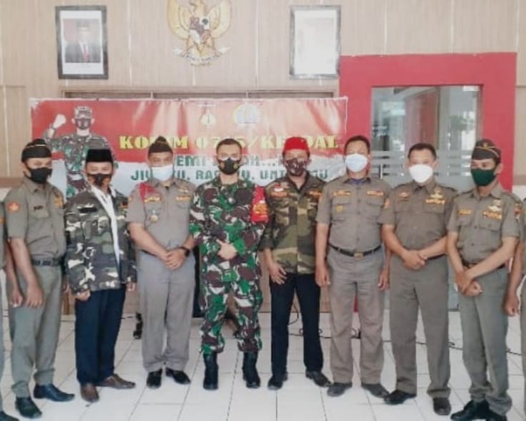 Kodim 0715/Kendal Mengapresiasi Silaturahmi Banser Untuk Selalu Bersenergi