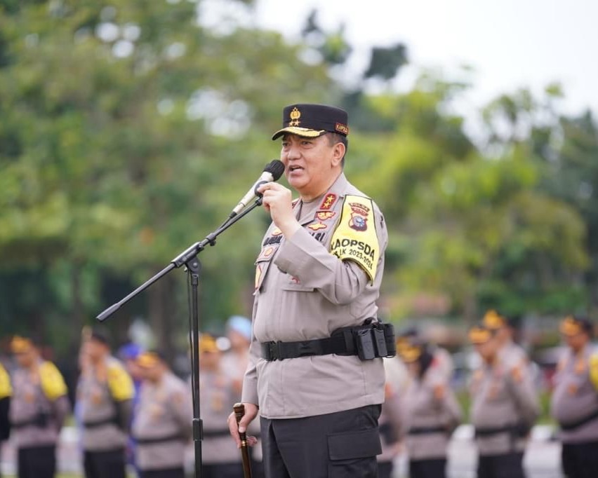 Pimpin Apel Kesiapan Pengamanan, Irjen Pol M Iqbal: Polda Riau Siap Amankan Proses Pemilu Termasuk Tahapan Kampanye