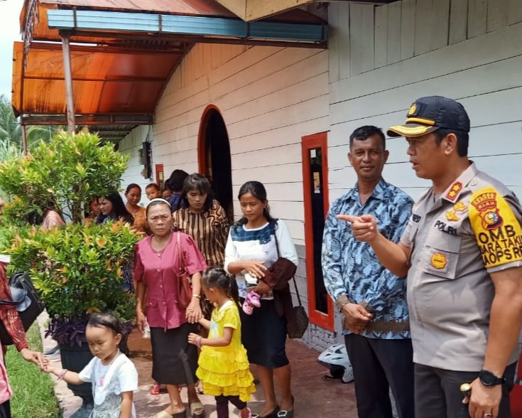Kapolres Kampar Kunjungi Lapas dan Gereja, Pastikan Situasi Aman dan Kondusif