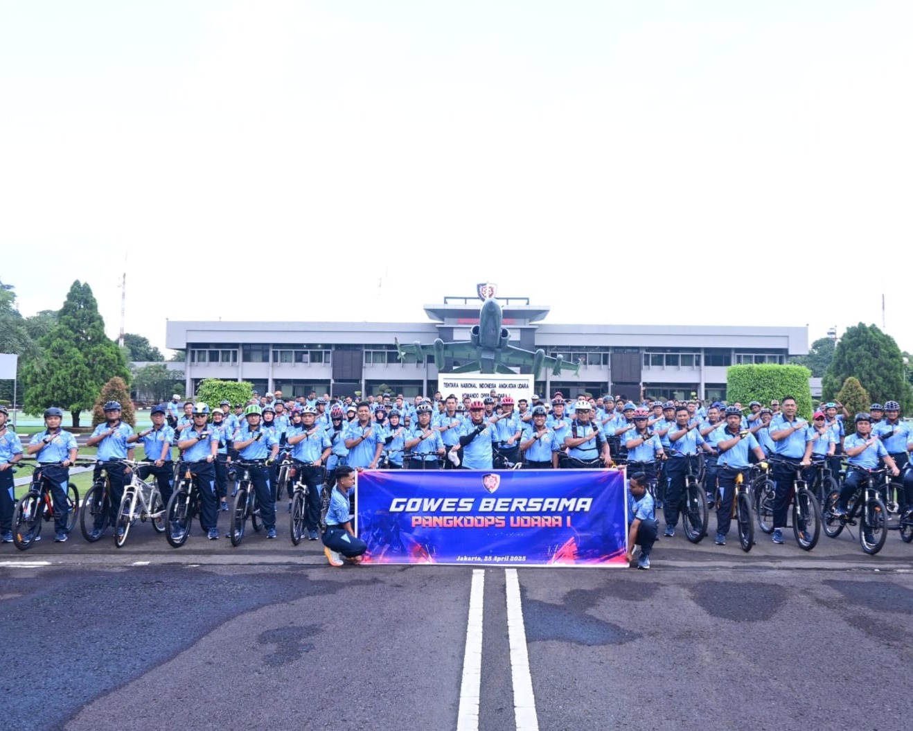 Gowes Bersama Perkuat Abhibhuti Antarikshe
