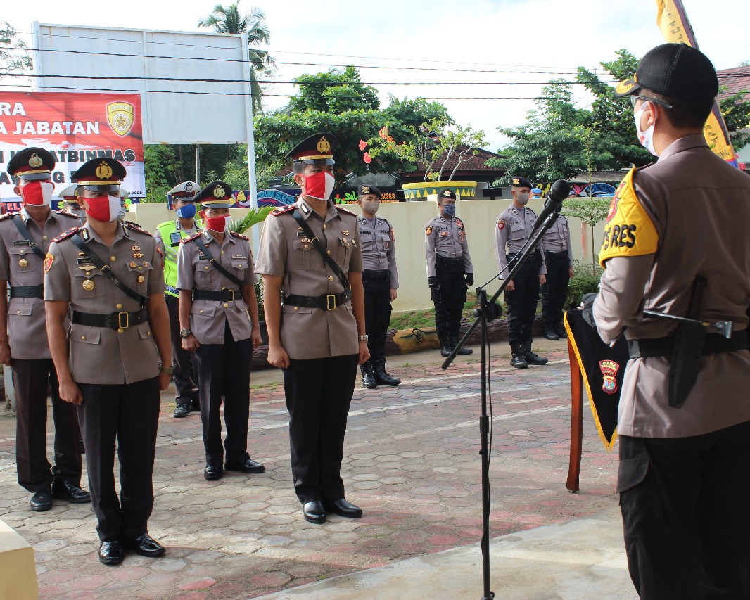 Polres Tubaba Gelar Ucapara Sertijab Dua Kasat