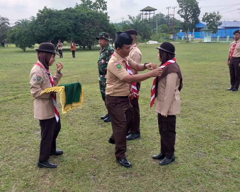 Hari Ini, Kegiatan Persami Pramuka Saka Wira Kartika Kodim 0301/Pekanbaru Ditutup
