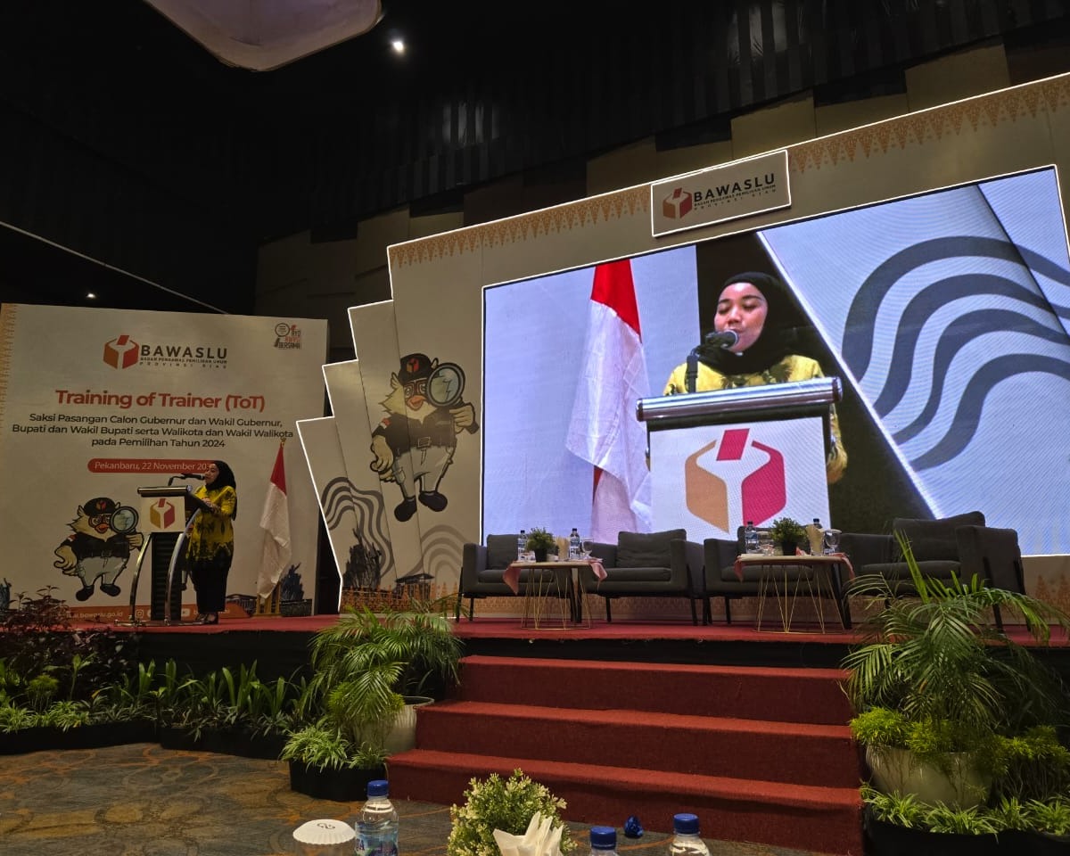 Bawaslu Riau Taja Training of Trainer Saksi Paslon Kepala Daerah, Ini Yang Diharapkan