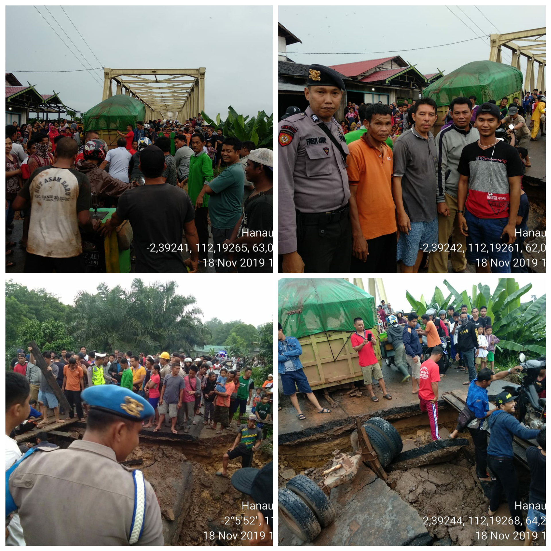 Tanah Longsor di Kecamatan Danau Sembuluh, Akibat Curah Hujan Tinggi