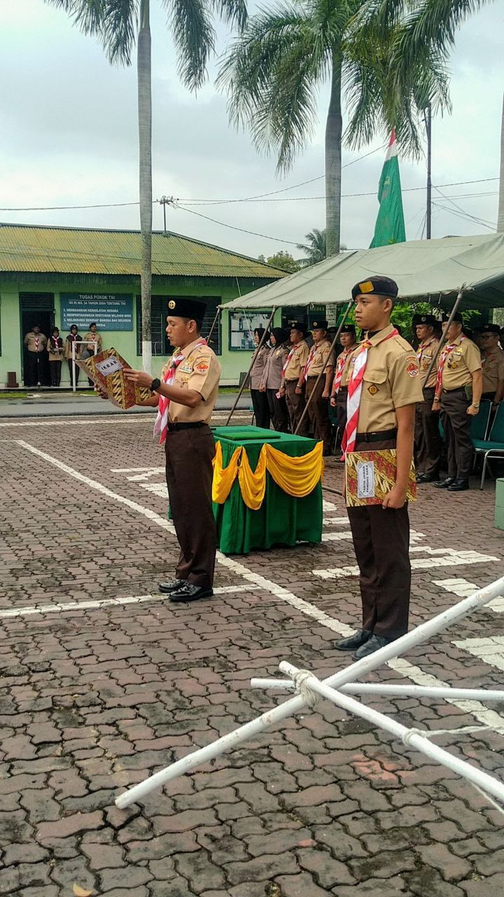 Pelantikan Pengurus dan Peresmian Sanggar Tuanku Tambusai Pramuka Saka Wira Kartika Kodim 0301/Pekanbaru