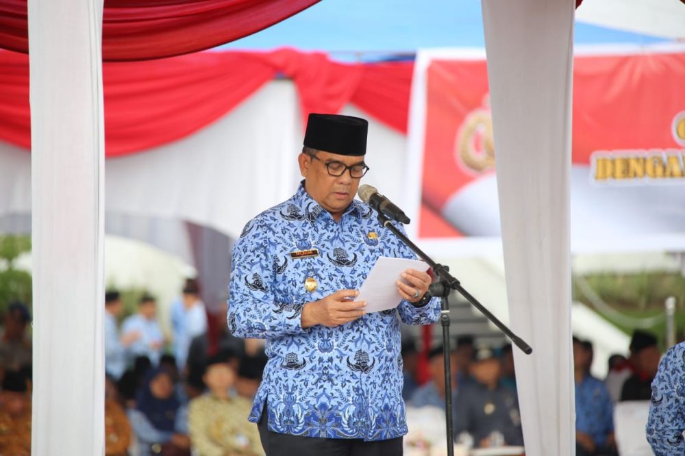 Wagubri Pimpin Upacara Peringatan Hari Bela Negara Tahun 2019