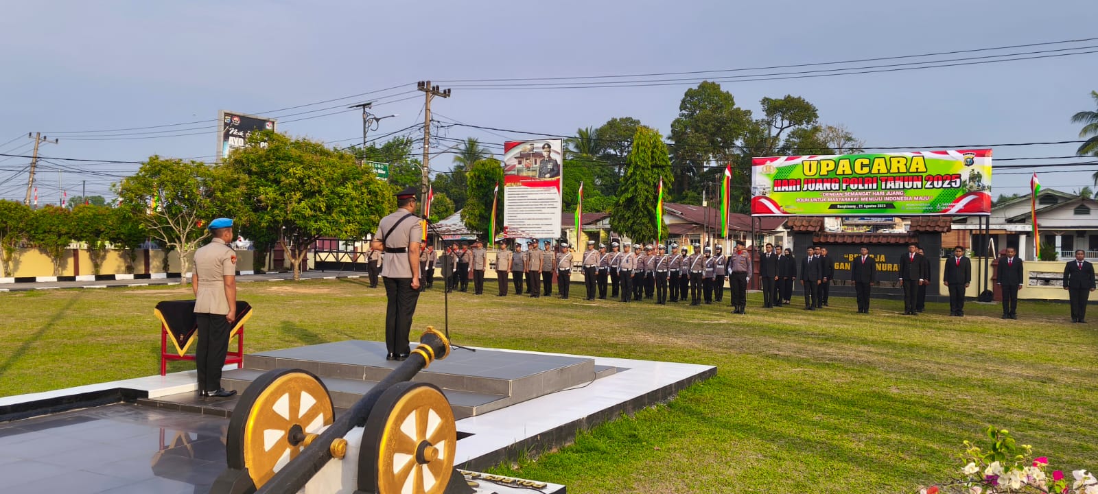 Kapolres Kampar Pimpin Upacara Hari Juang Polri, Kobarkan Semangat Pengabdian Tanpa Batas