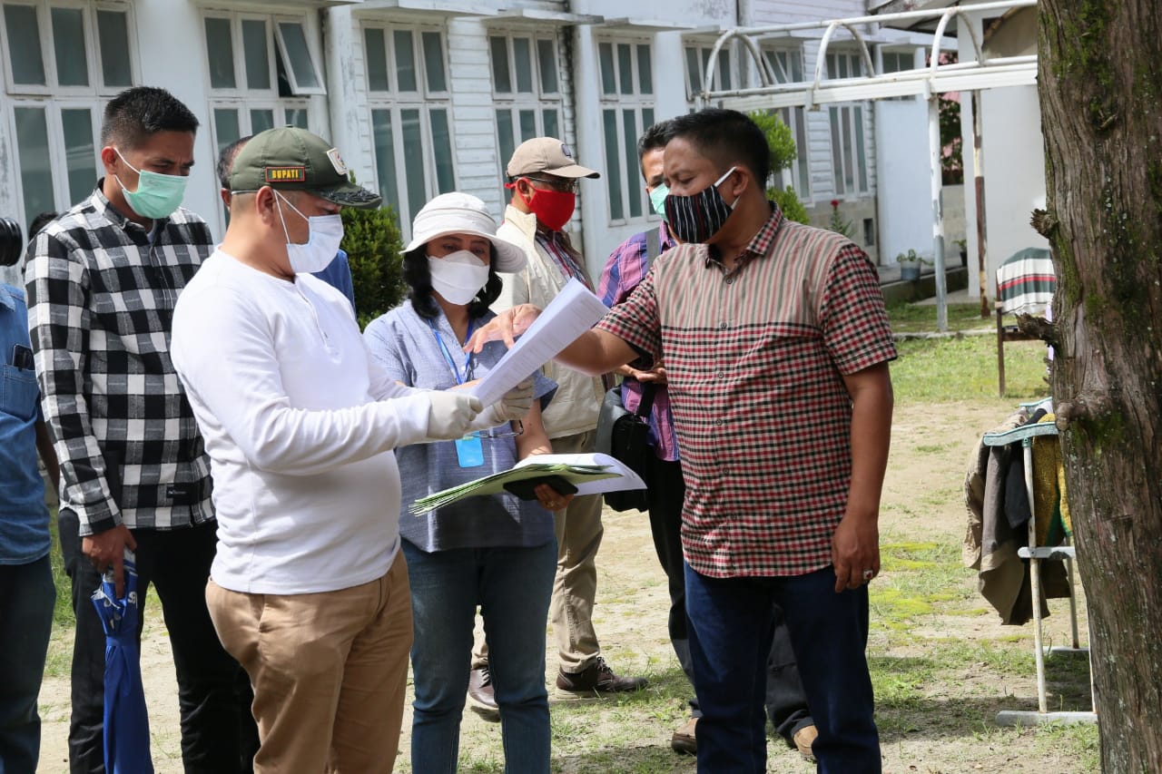 Bupati Taput Meninjau Pembangunan dan Kesiapan RSUD Tarutung