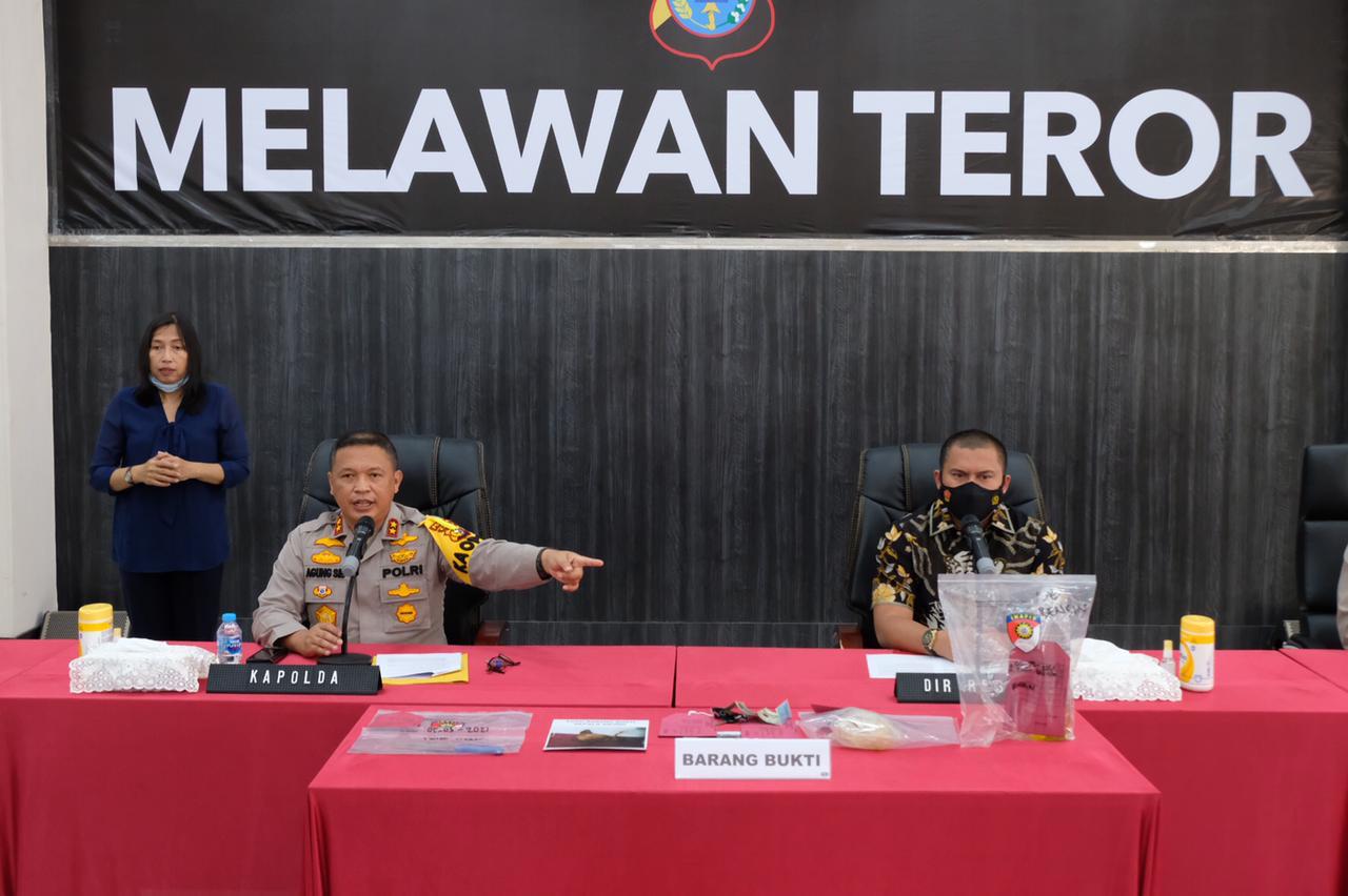 Polda Riau Melawan Teror, Seorang Satpam Dan Dua Rekannya Dibekuk