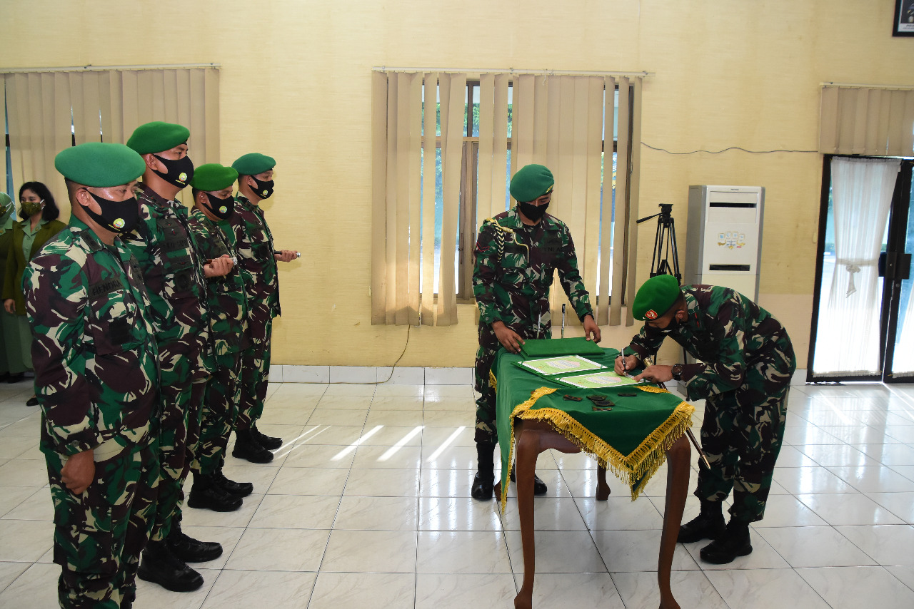 Danrem 031/WB Pimpin Sertijab Dua Jabatan Dandim di Jajarannya