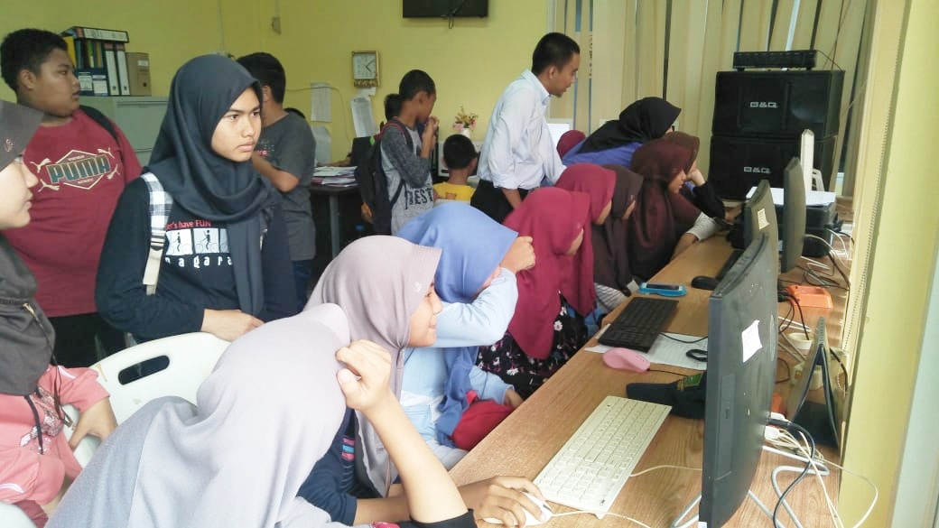 Dinas Perpustakaan dan Kearsipan Muba Buka Bimbel Komputer Gratis