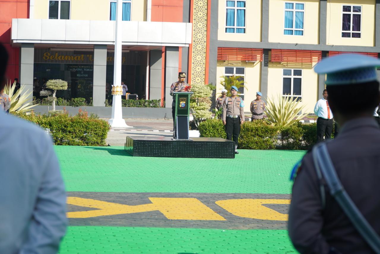 Polres Rohul Apel Gelar Pasukan Operasi Patuh Lancang Kuning 2025, Siap Meningkatkan Disiplin Berlalu Lintas