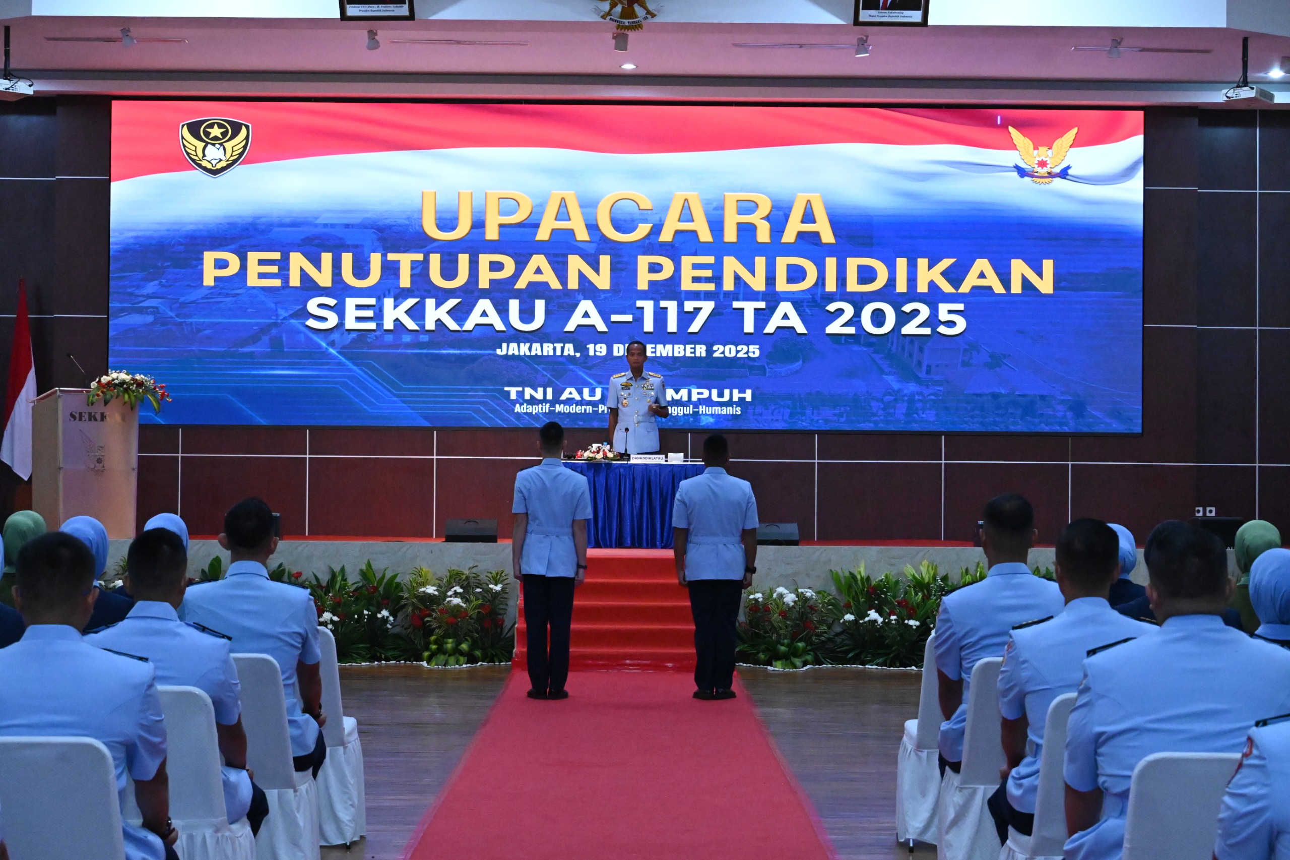 Kapok Sahli Kodau I Hadiri Penutupan Pendidikan Sekkau A-117