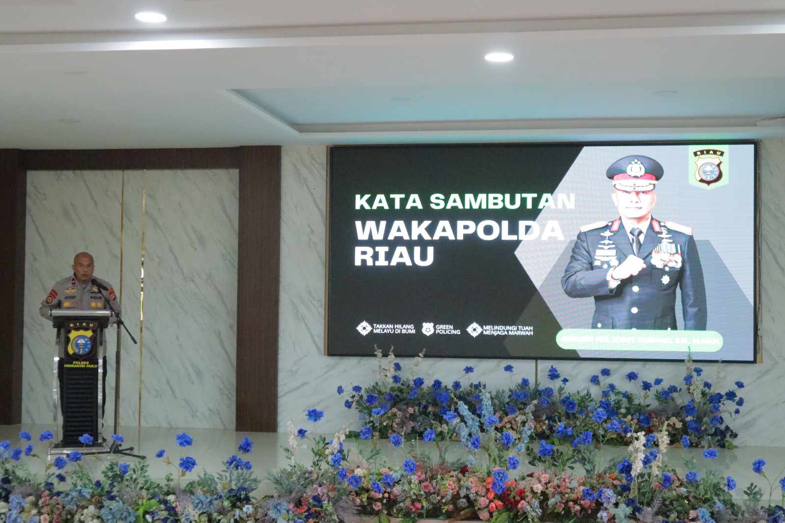 Saksikan Simulasi Sispam Mako Dan Unras Di Polres Inhu, Wakapolda Riau: Kita Sudah Melakukan Yang Terbaik