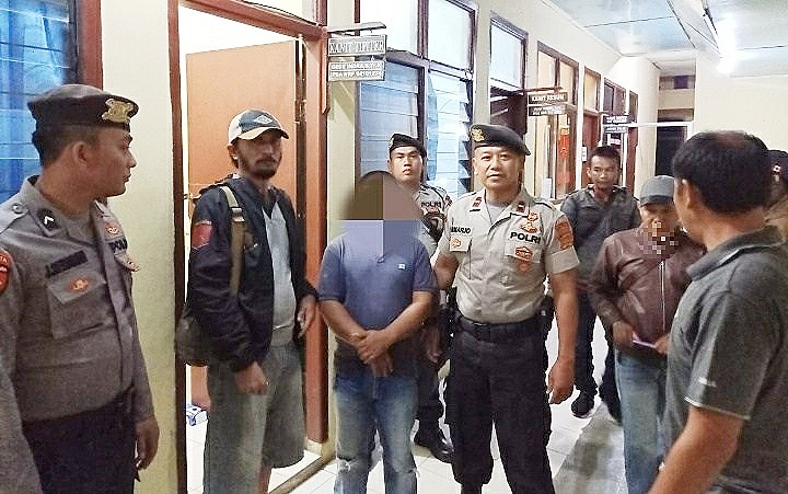 Tekab 308 Polres Tanggamus Amankan Pelaku Pembunuhan di Pulau Panggung