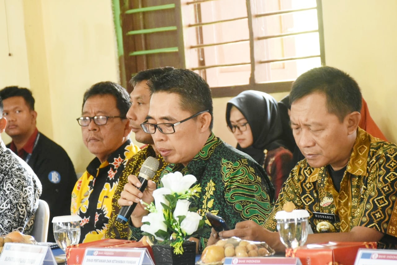 Bupati Lampung Timur Beri Sambutan di Acara Dialog Komisi XI DPR RI