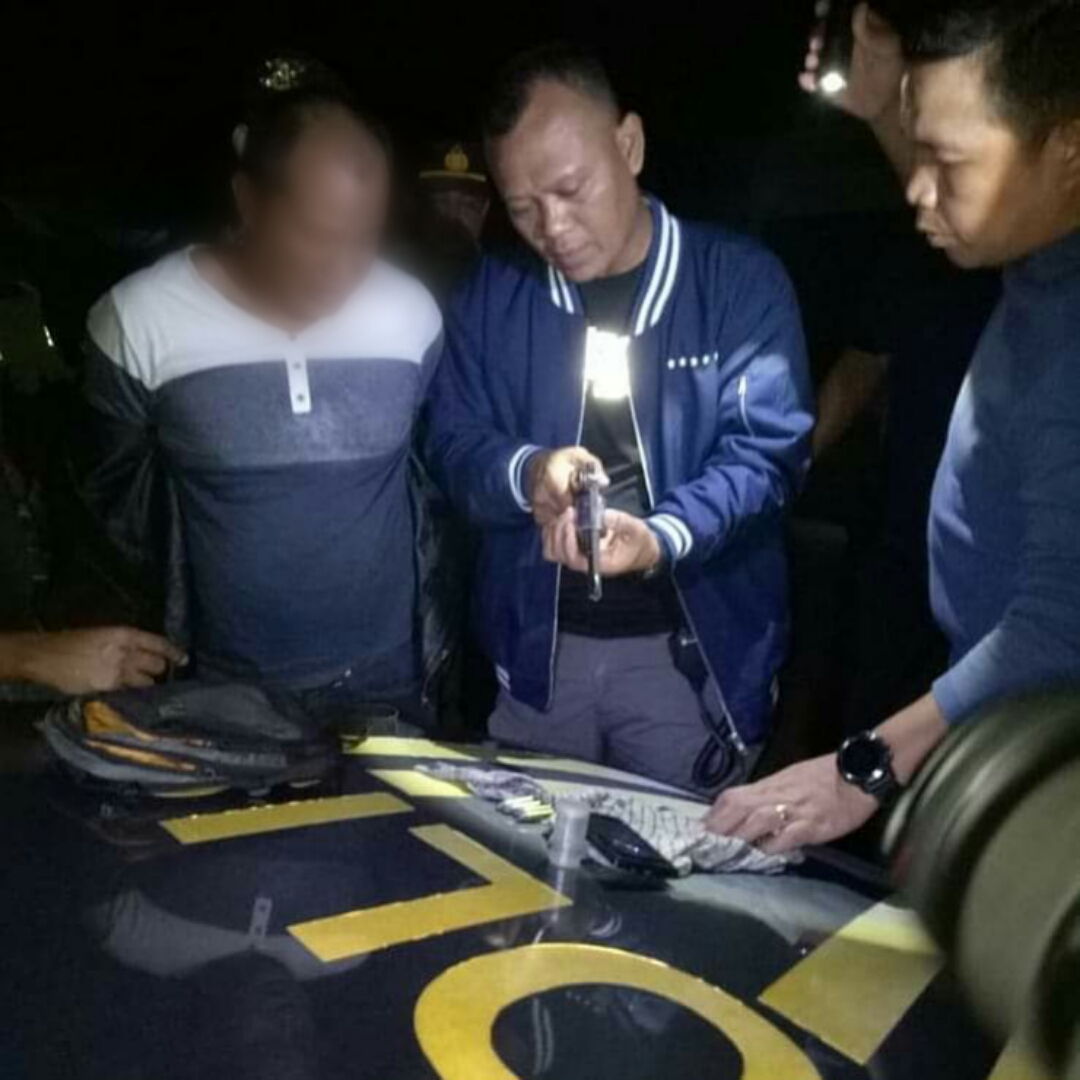 Warga Tewah Kabupaten Gunung Mas Terjaring Razia Saat Mengandarai Motor