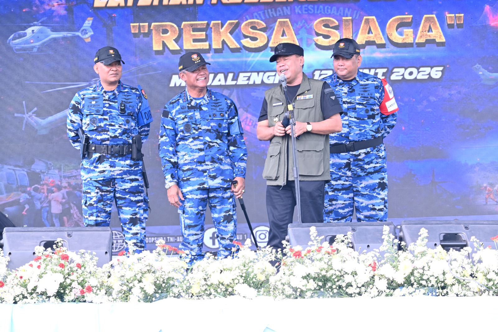 Bupati Majalengka: Peran TNI AU Dalam Memitigasi Bencana Alam Begitu Luar Biasa