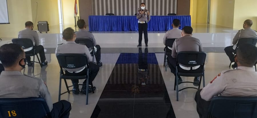 Menjelang Digelarnya Operasi Patuh Lancang Kuning 2020, Polres Kampar Mengadakan Latihan Pra Ops