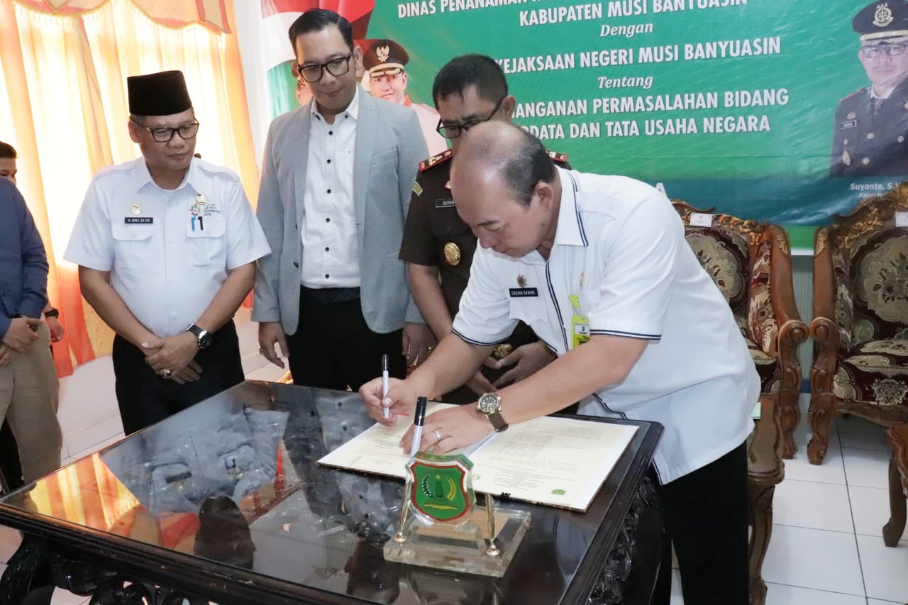 Tertibkan IMB, DPMPTSP Perpanjang Kerjasama dengan Kejari Muba