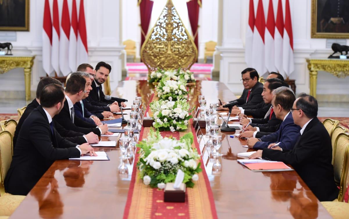 Terima Kunjungan PM Hungaria Viktor Orban, Presiden Bahas Peningkatan Sejumlah Kerja Sama