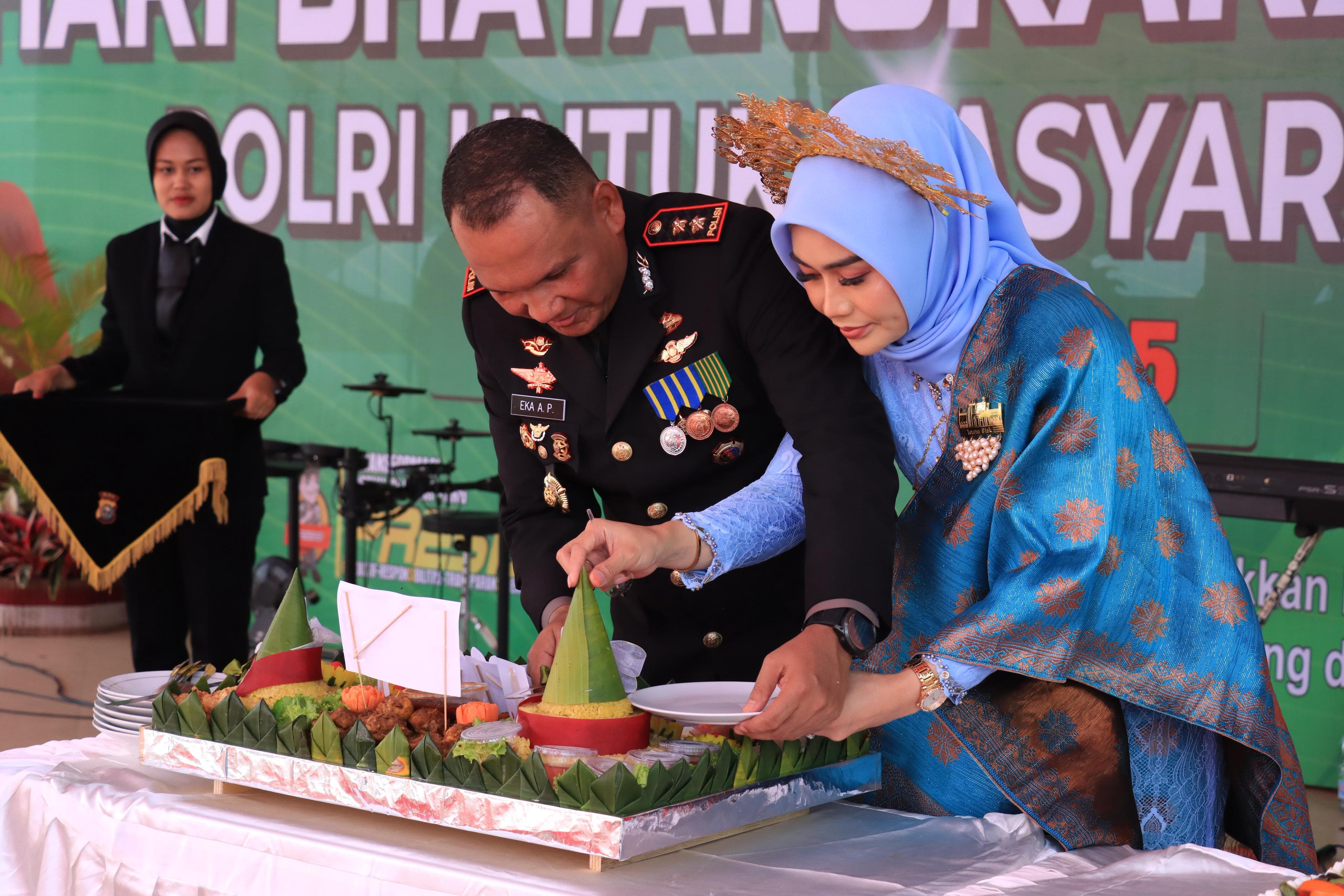 Syukuran Hari Bhayangkara Ke-79 Polres Siak: Momentum Kebersamaan dan Sinergitas di Lapangan Siak Bermadah