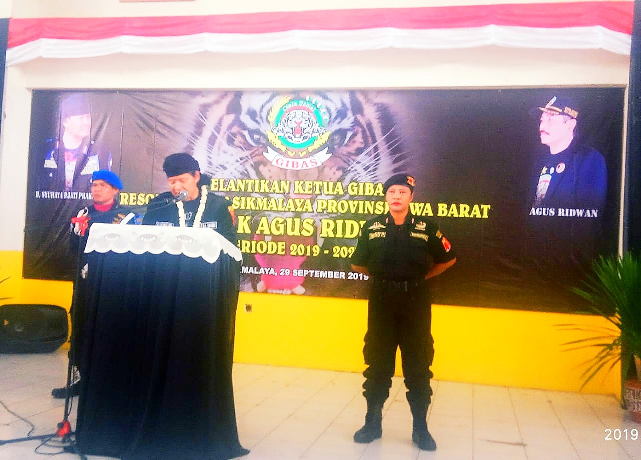 Walikota Hadiri Pelantikan H Agus Ridwan Ketua Gibas Tasikmalaya