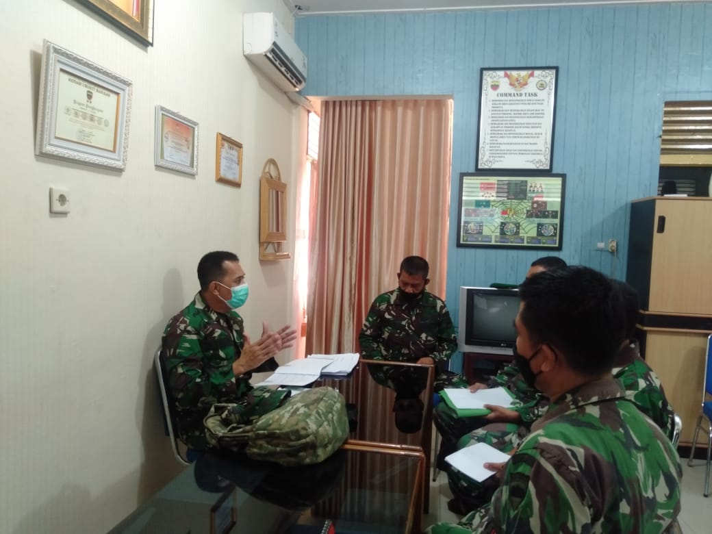 Tim Dalprog Kodam I/ Bukit Barisan Lakukan Kunjungan Kerja Ke Kodim 0301/Pekanbaru