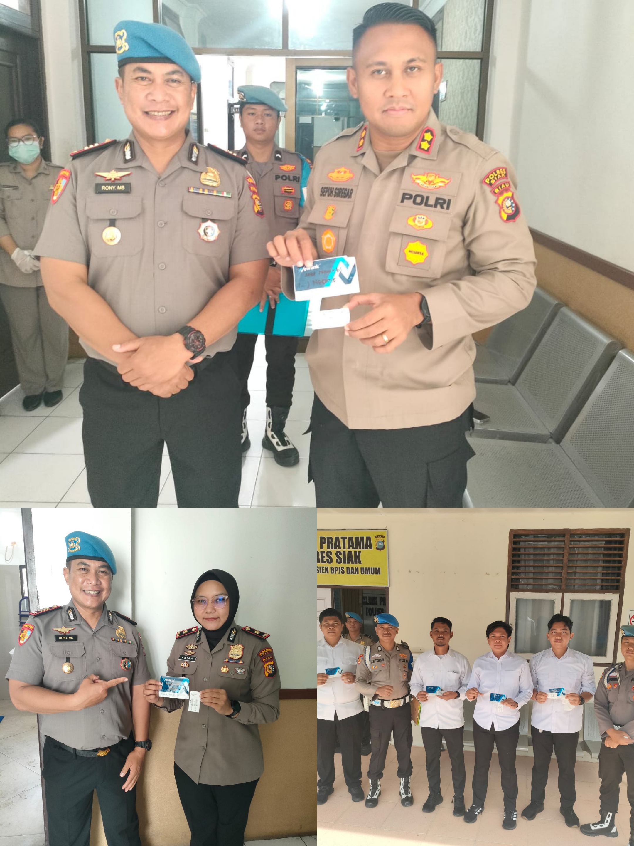 Cegah Penyalahgunaan Narkoba, 55 Personel Polres Siak Jalani Tes Urine Mendadak