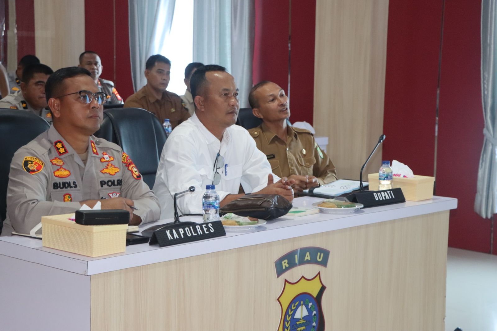 Polres Rohul Ikuti Rapat Koordinasi Secara Virtual Dengan Kementerian Pertanian RI Dalam Rangka Penanaman Jagung Serentak 1 Juta Hektar