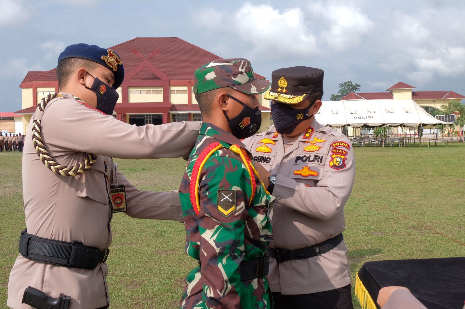 Kapolda Riau Buka Upacara Pendidikan Latihan Integrasi Dikmaba TNI AD dan Diktukba Polri Tahuh 2021