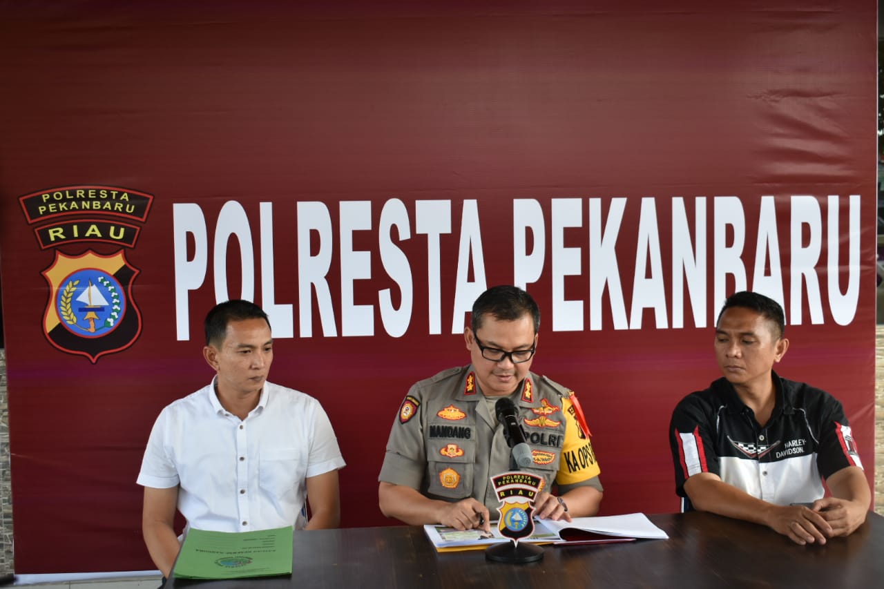 Kapolresta Pekanbaru Menggelar Release Akhir Tahun 2019