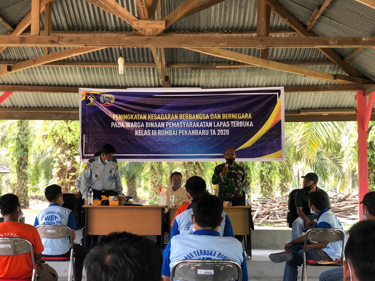 Babinsa Kodim 0301/PBR Berikan Materi Wasbang Pada Warga Binaan Lapas Kelas 3 Kota Pekanbaru