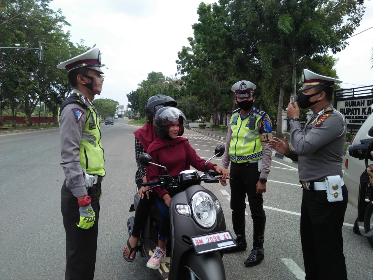 Pelanggaran Protokol Kesehatan, Salahsatu Target Penindakan Pada Ops Patuh Lancang Kuning 2020