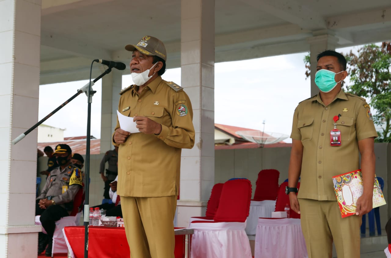 Wakil Bupati Taput Pimpin Apel Kesiapsiagaan Bencana di Tapanuli Utara