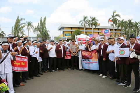 Unras Perawat Berakhir Aman dan Damai, Kapolres Lampung Utara Ucapkan Terimakasih