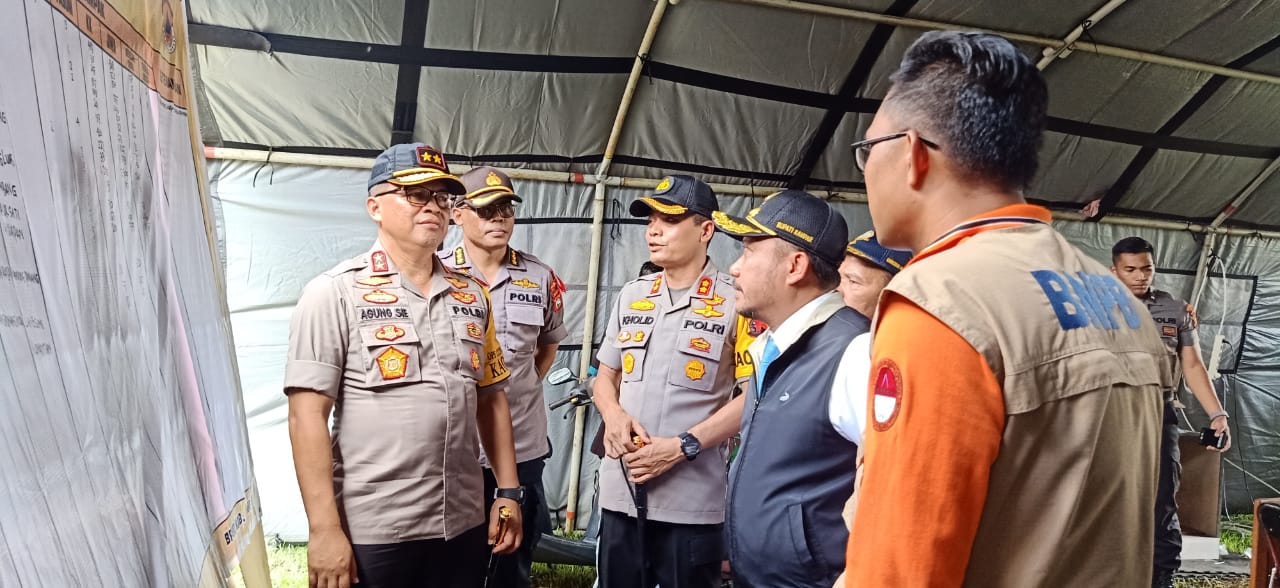 Kapolda Riau Lakukan Pengecekan Pospam Ops Lilin Muara Takus 2019 di Wilayah Kampar