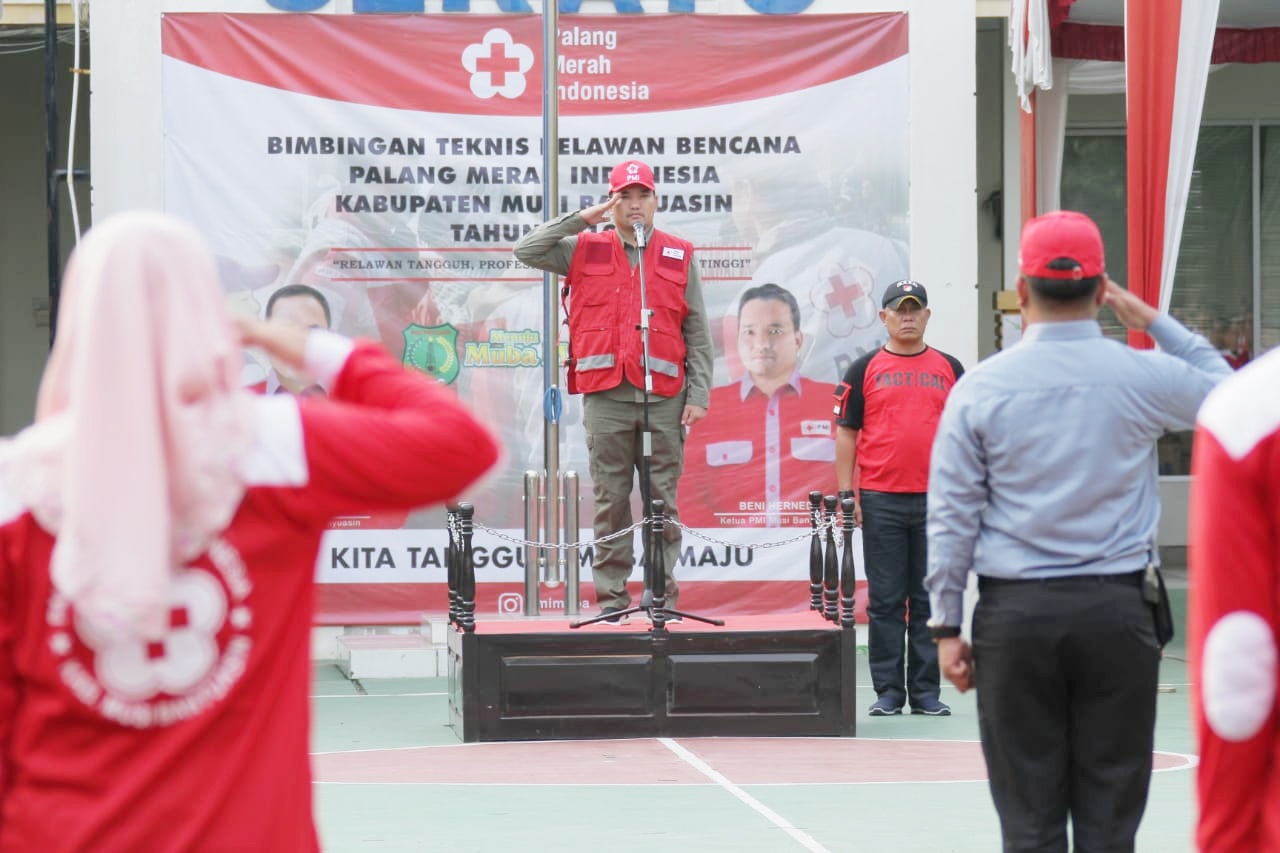 PMI Muba Gelar Bimtek Relawan Bencana, Diikuti 200 Relawan