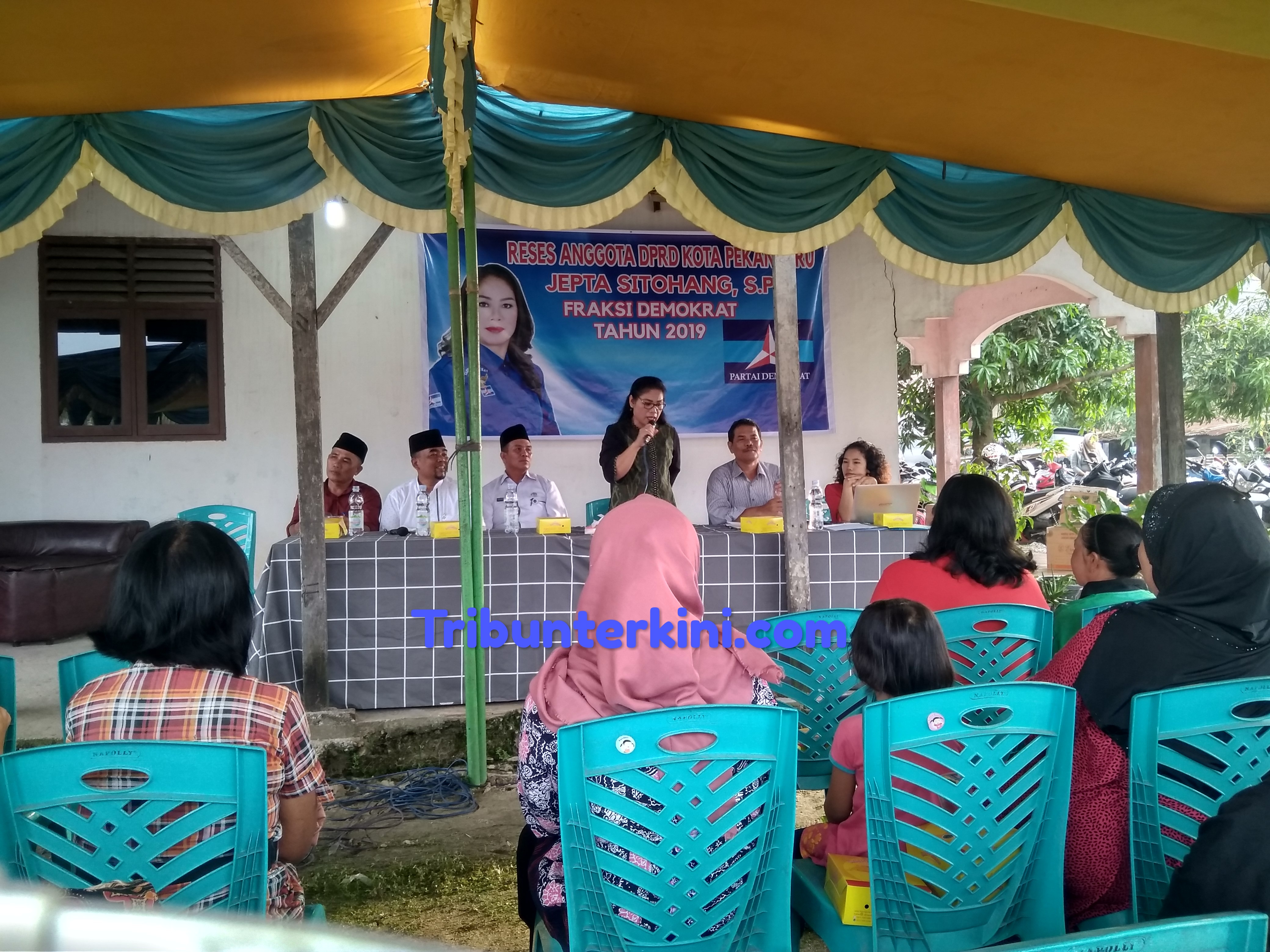 Reses Pertama Anggota DPRD Pekanbaru Jepta Sitohang Fraksi Demokarat Tahun 2019