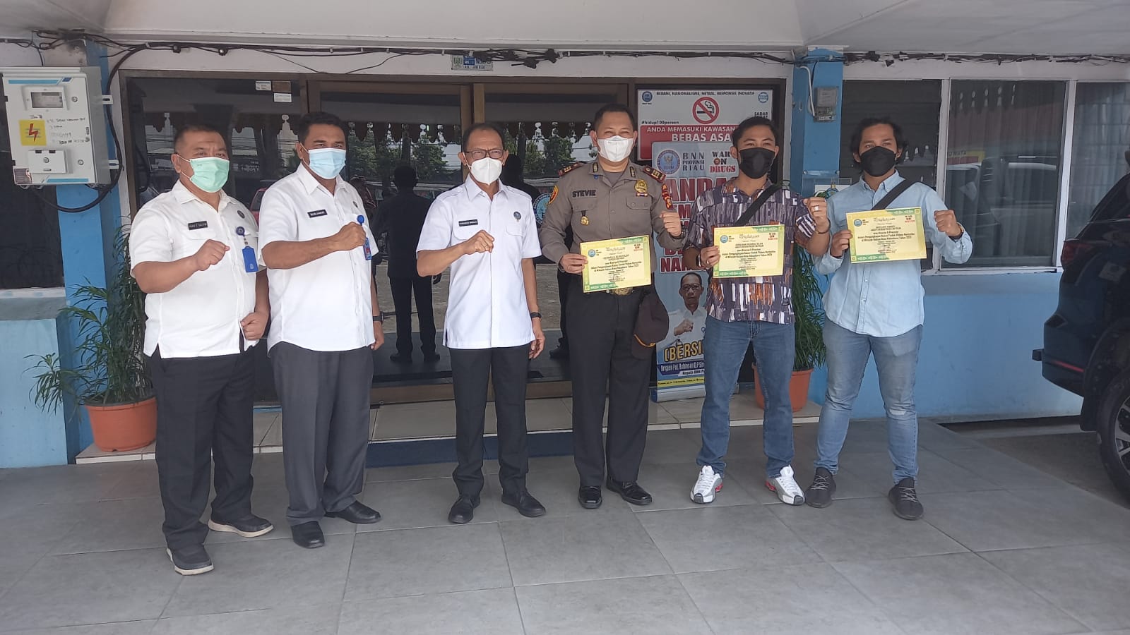 BNN Provinsi Riau Mengapresiasi Polsek Limapuluh Bersama Tim Opsnal Berhasil Ungkap Kasus Sabu 1 Kg