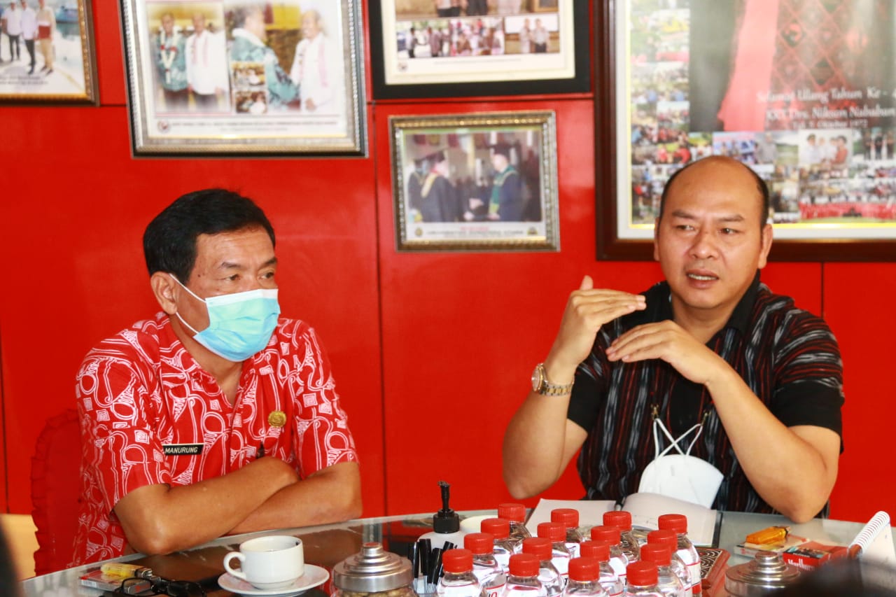 Sukseskan Program Pendataan Keluarga Tahun 2021 Kabupaten Tapanuli Utara Secara Online, Bupati Taput Sebagai Peserta Perdana