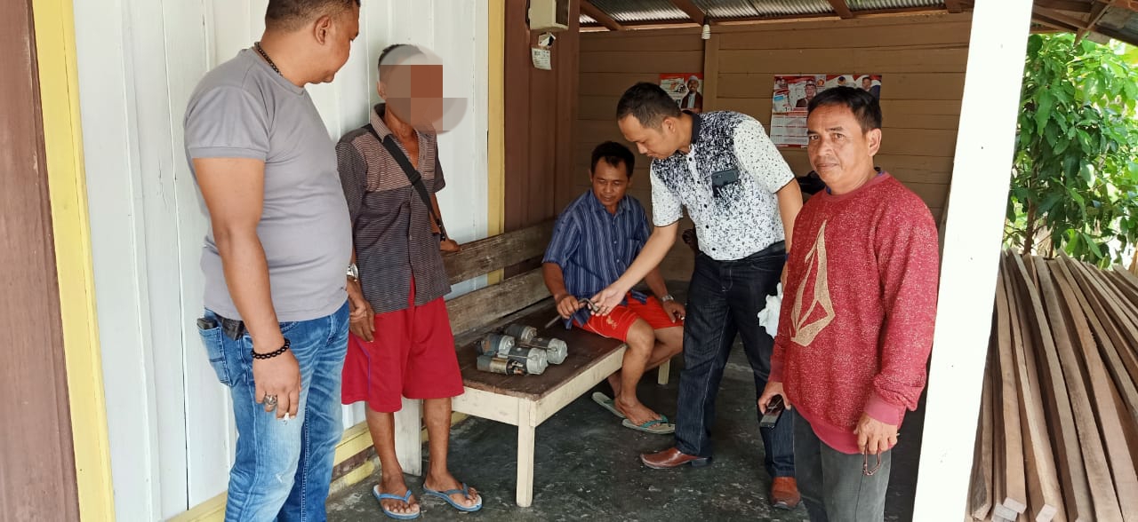  Polsek Rakumpit Tangkap Pelaku Pencuri Alat Bandsaw